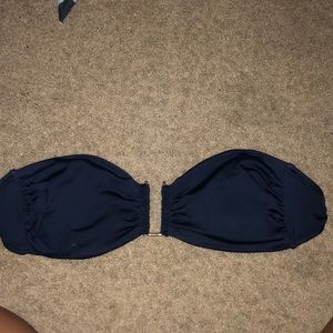 Navy swim top